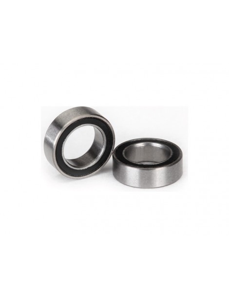 Traxxas Ball bearings, black rubber sealed (5x8x2.5mm) (2)