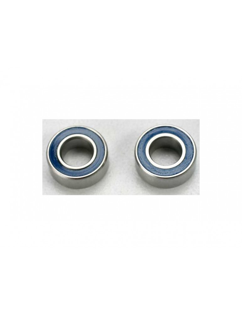 Traxxas Ball bearings, blue rubber sealed (5x10x4mm) (2)