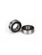 Traxxas Ball bearings, black rubber sealed (6x12x4mm) (2)