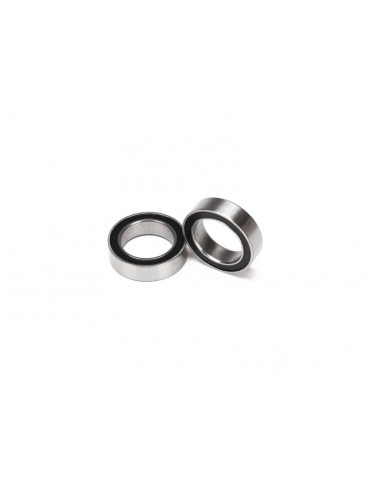 Traxxas Ball bearings, black rubber sealed (10x15x4mm) (2)