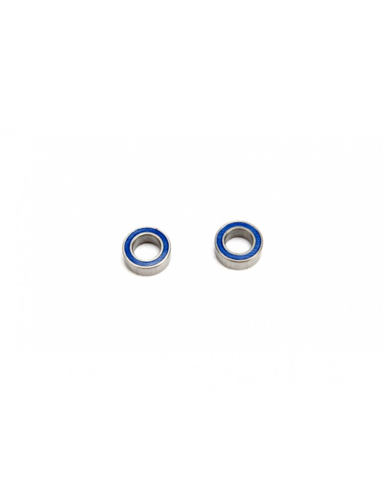 Traxxas Ball bearings, blue rubber sealed (4x7x2.5mm) (2)