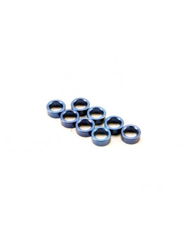 Traxxas Spacer, pushrod (aluminum, blue) (use with 5318 or 5318X pushrod and 5358 rockers) (8)
