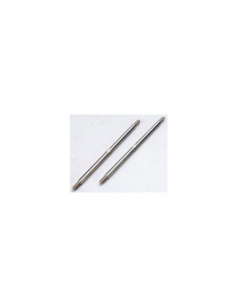 Traxxas Turnbuckles, toe links (5.0mm steel) (front) (2)