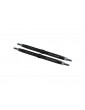 Traxxas Toe links, Maxx (Tubes black-anodized, 7075-T6 aluminum) (112mm, front) (2)