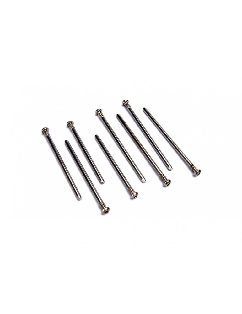 Traxxas Suspension screw pin set, hardened steel (hex drive)