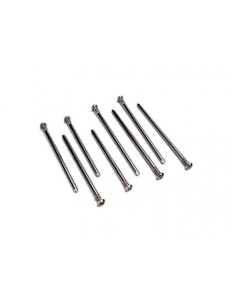 Traxxas Suspension screw pin set, hardened steel (hex drive)