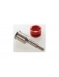 Traxxas Stub axle, (1)/ axle sleeve (1) Revo/Maxx (steel constant-velocity driveshaft)