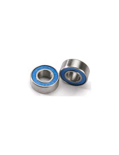 Traxxas Ball bearings, blue rubber sealed (6x13x5mm) (2)