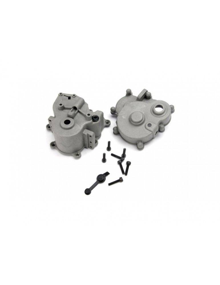 Traxxas Gearbox halves (front & rear)/ rubber access plug