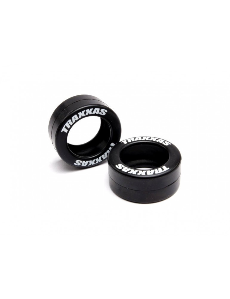 Traxxas Tires, rubber (2) (fits Traxxas wheelie bar wheels)