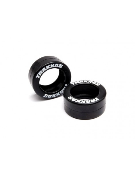Traxxas Tires, rubber (2) (fits Traxxas wheelie bar wheels)