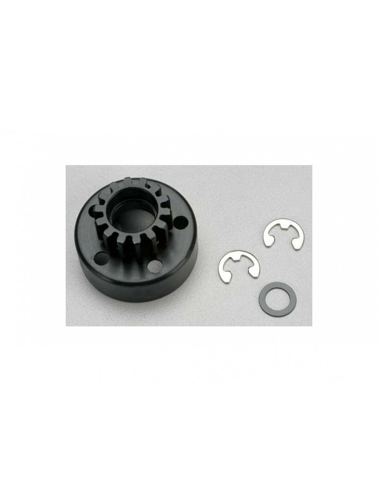 Traxxas Clutch bell (14T 1M)/ 5x8x0.5mm fiber washer (2)/ 5mm e-clip (2)