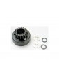Traxxas Clutch bell (16T 1M)/5x8x0.5mm fiber washer (2)/ 5mm e-clip (2)