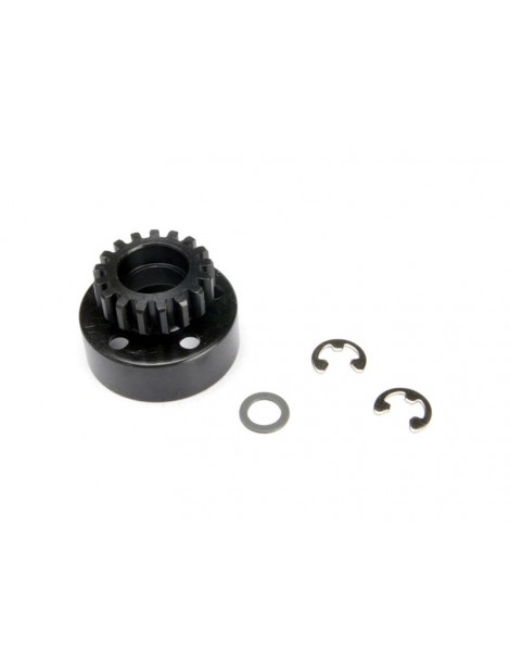 Traxxas Clutch bell (17T 1M)/ 5x8x0.5mm fiber washer (2)/ 5mm e-clip (2)