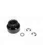 Traxxas Clutch bell (17T 1M)/ 5x8x0.5mm fiber washer (2)/ 5mm e-clip (2)