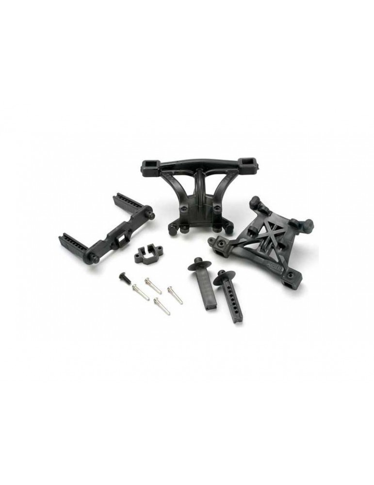 Traxxas Body mounts, front & rear/ body mount posts, front & rear (1)