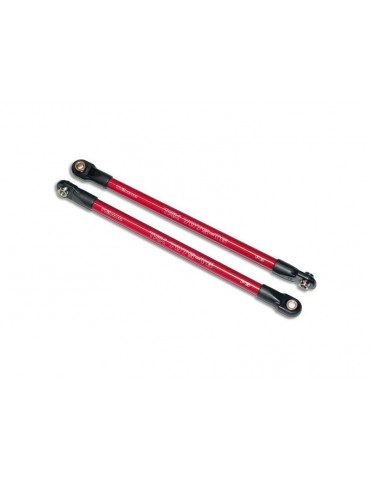 Traxxas Push rod (aluminum) (assembled with rod ends) (2) (red)