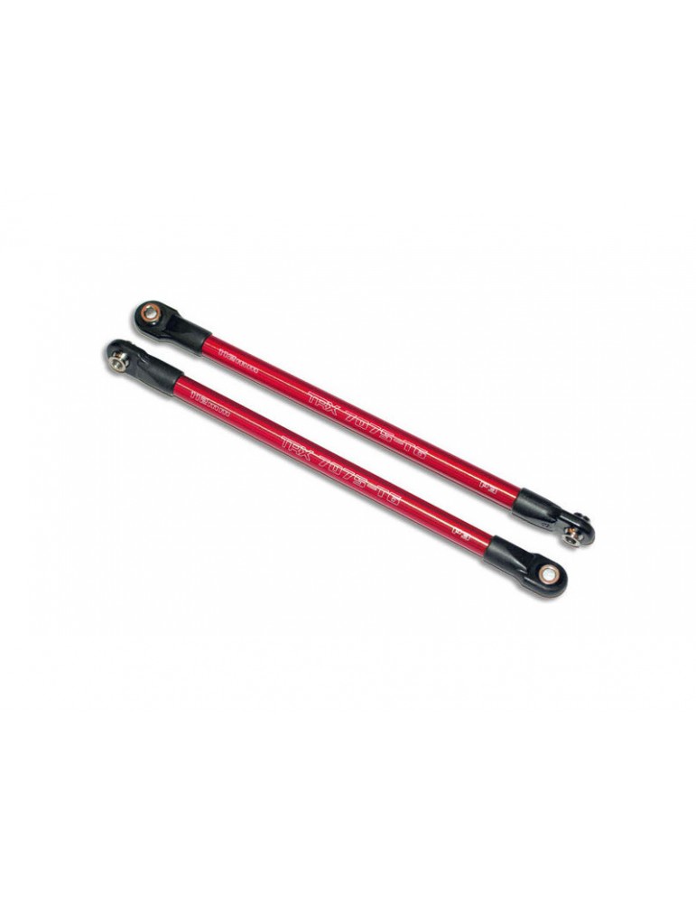 Traxxas Push rod (aluminum) (assembled with rod ends) (2) (red)