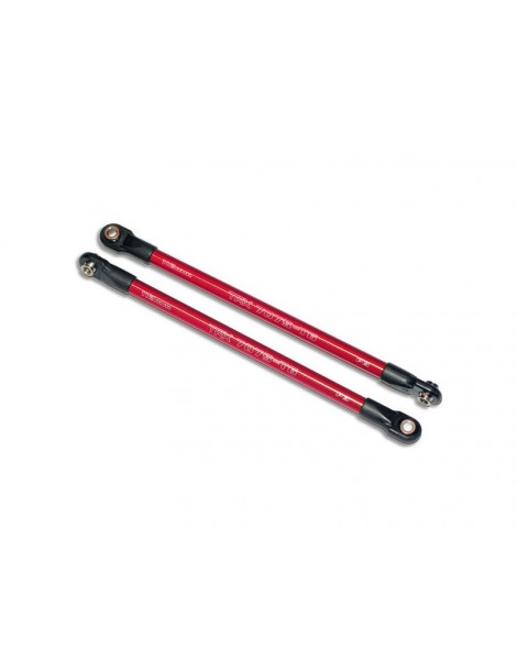 Traxxas Push rod (aluminum) (assembled with rod ends) (2) (red)