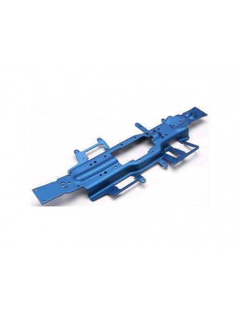Traxxas Chassis, Revo 3.3 (extended 30mm) (3mm 6061-T6 aluminum) (anodized blue)