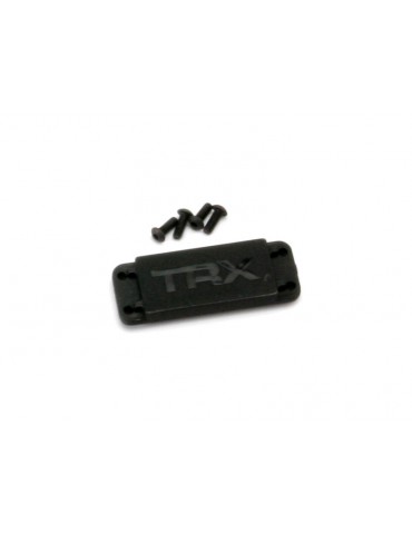 Traxxas Cover plate, steering servo/ 3x8 BCS (4)