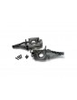 Traxxas Bulkhead, rear (L&R halves)/ diff retainer, rear/ 4x14mm BCS (2)