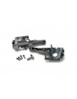 Traxxas Bulkhead, front (L&R halves)/ diff retainer/ 4x14mm BCS (4)
