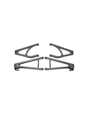 Traxxas Suspension arm set, adjustable wheelbase (lengthens wheelbase 10mm or 19mm)