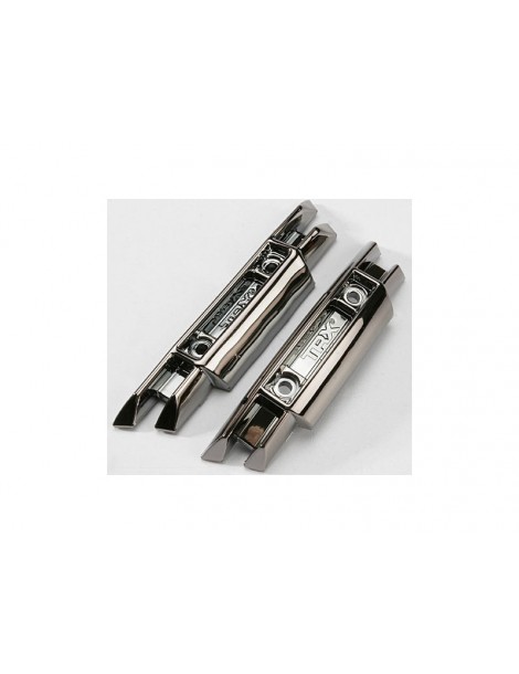 Traxxas Bumpers, front and rear (black chrome)