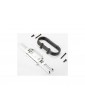 Traxxas Bumper, rear (chrome)/ bumper mount, rear/ 4x10mm BCS (2)/ 3x25mm BCS (2)