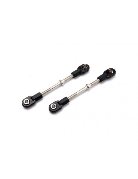 Traxxas Linkage, steering (Revo 3.3), 3x50mm Turnbuckle (2)/ rod ends (short) (4)