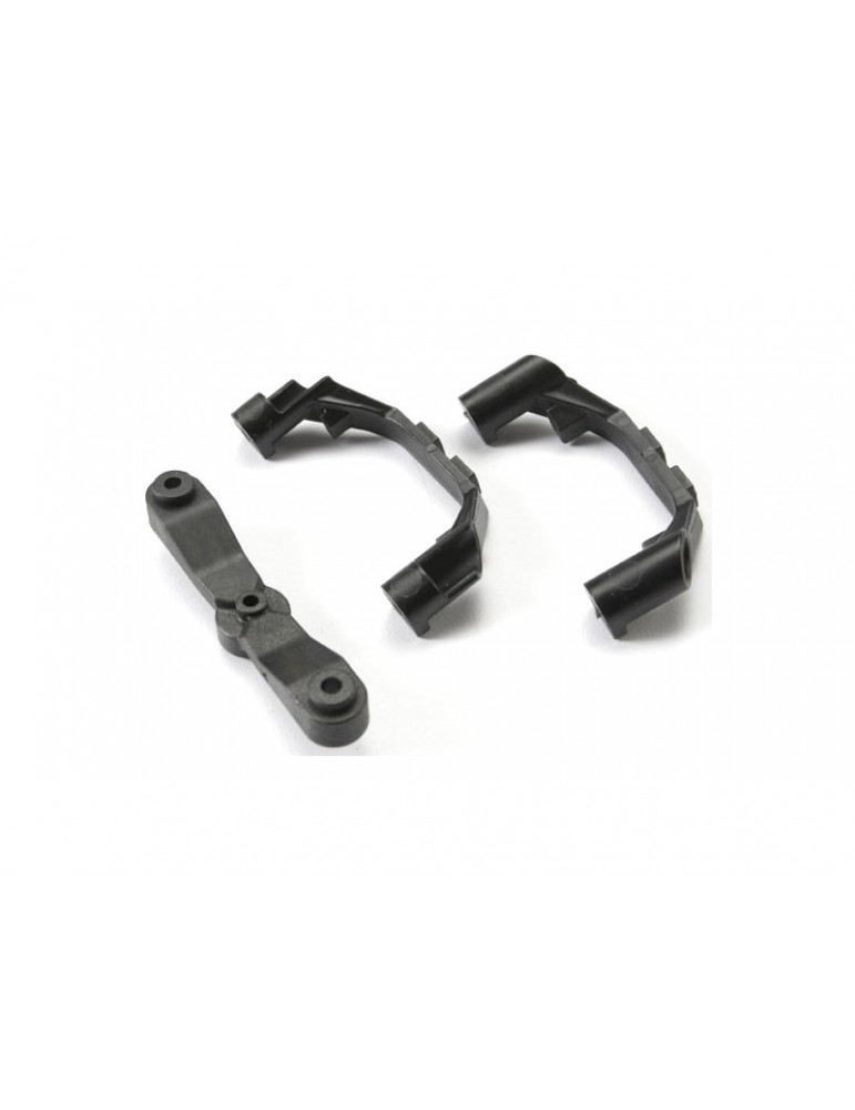Traxxas Mount, steering arm/ steering stops (2) (lower hinge pin retainer)