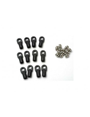 Traxxas Rod ends, Revo (large) with hollow balls (12)