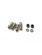Traxxas Hollow ball, tall centered (2)/ tall offset hollow ball (2)/ bump steer adjustment shims