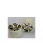 Traxxas Wheels 3.8", Gemini, chrome, 14mm hex hub (2)