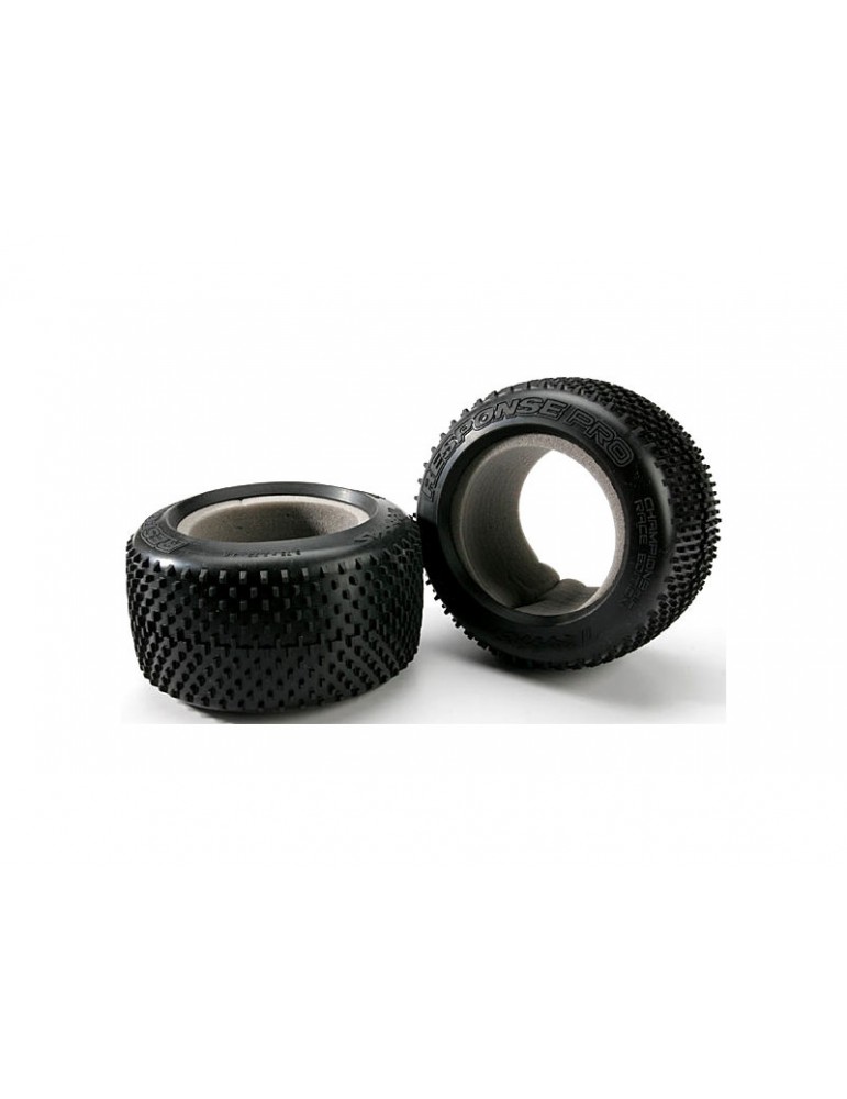 Traxxas Tires, Response Pro 3.8 (soft-compound)/ foam inserts (2)