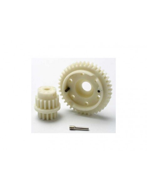 Traxxas Gear set, 2-speed close ratio (2nd speed gear 40T, 13T-16T input gears, hardware)