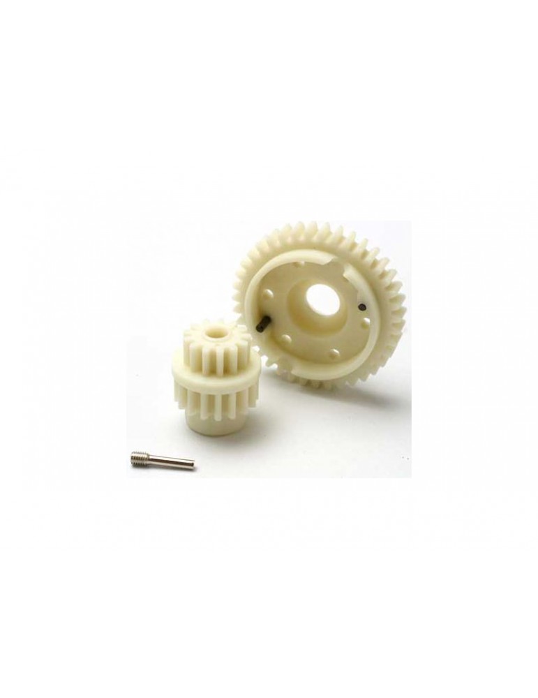 Traxxas Gear set, 2-speed standard ratio (2nd speed gear 39T, 13T-17T input gears, hardware)