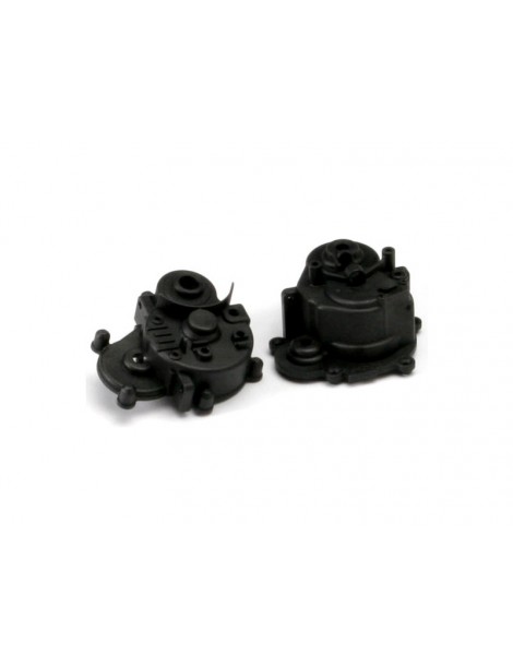 Traxxas Gearbox halves (front & rear)/ rubber access plug/ shift detent ball/ spring