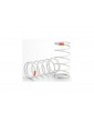 Traxxas Spring, shock (white) (GTR) (front) (0.9 rate orange) (1 pair)