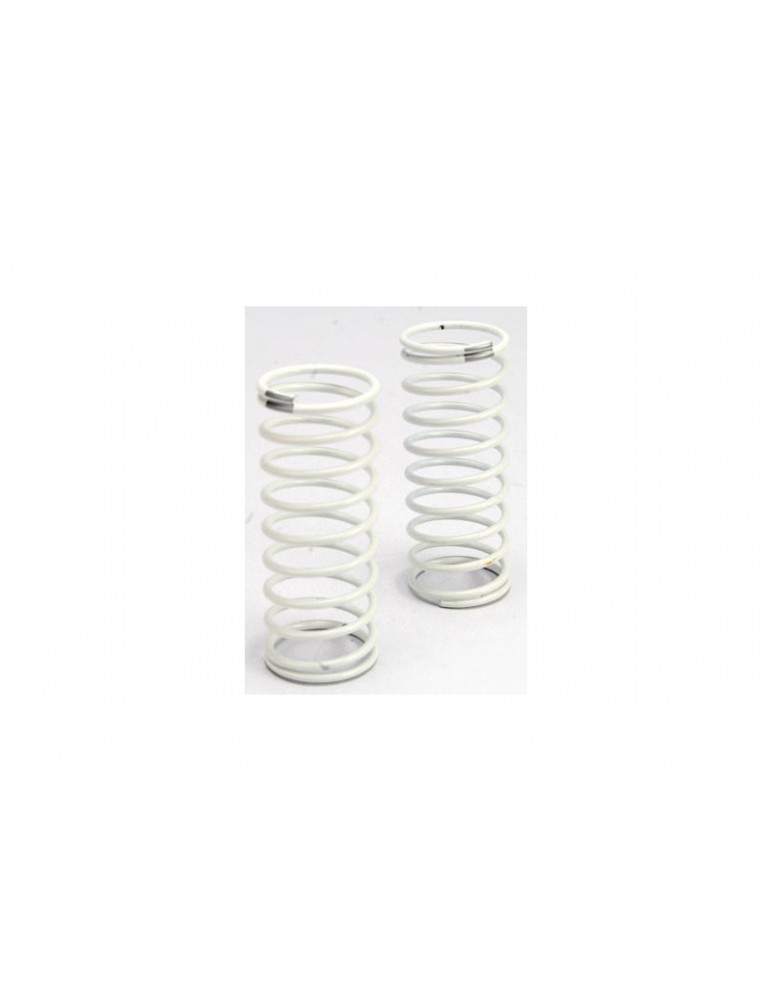 Traxxas Spring, shock (white) (GTR) (rear) (1.2 rate silver) (1 pair)