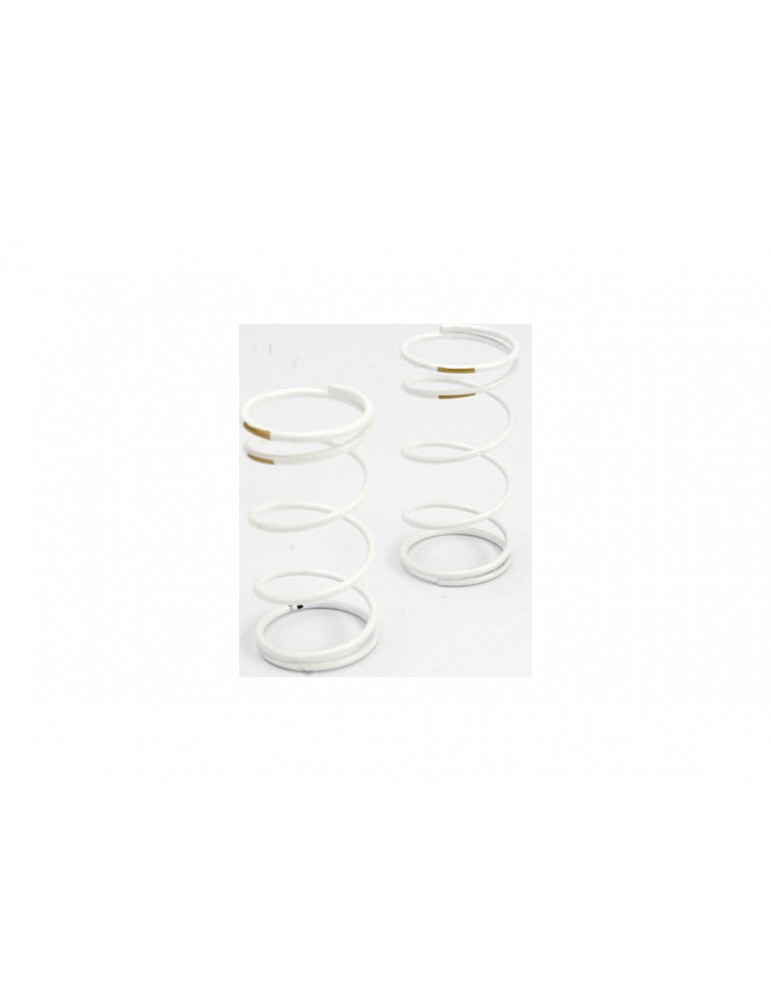 Traxxas Spring, shock (white) (GTR) (front) (1.3 rate gold) (1 pair)