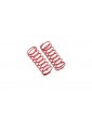 Traxxas Spring, shock (red) (GTR) (1.4 rate double pink stripe)