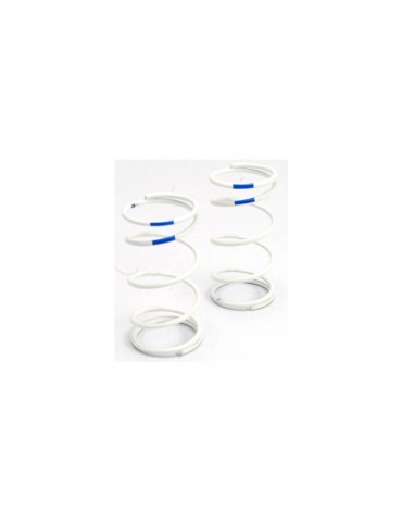 Traxxas Spring, shock (white) (GTR) (rear) (1.6 rate blue) (1 pair)