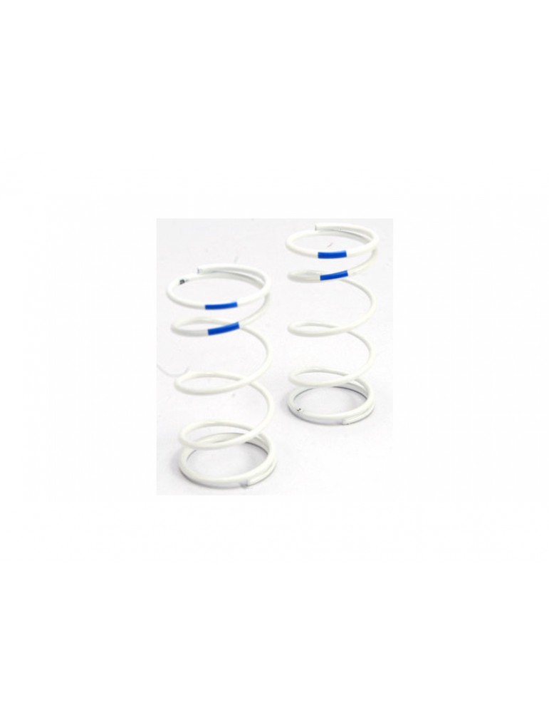 Traxxas Spring, shock (white) (GTR) (rear) (1.6 rate blue) (1 pair)