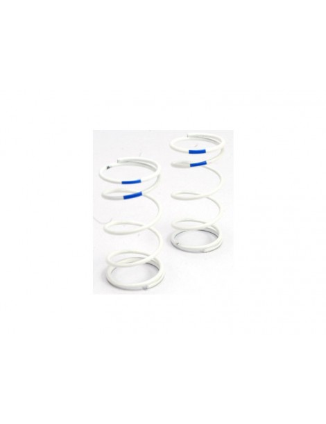 Traxxas Spring, shock (white) (GTR) (rear) (1.6 rate blue) (1 pair)