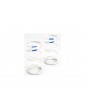 Traxxas Spring, shock (white) (GTR) (rear) (1.6 rate blue) (1 pair)