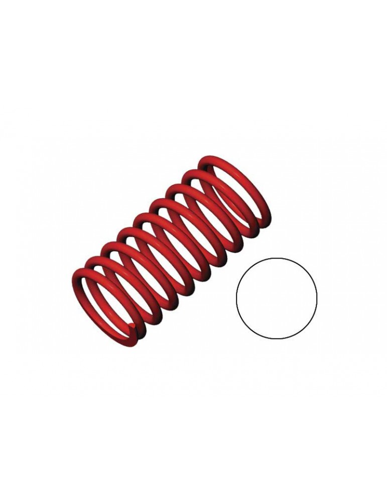 Traxxas Spring, shock (red) (GTR) (2.9 rate white) (1 pair)