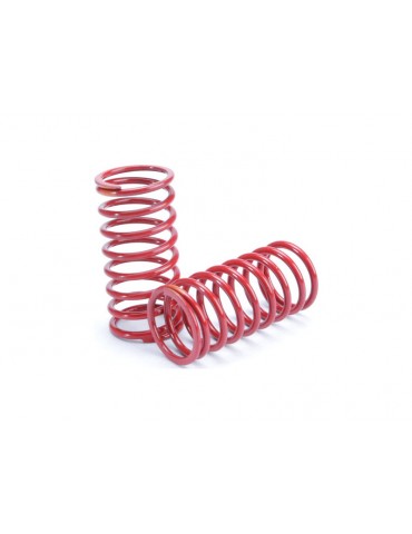 Traxxas Spring, shock (red) (GTR) (3.2 rate orange) (1 pair)