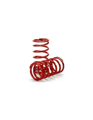 Traxxas Spring, shock (red) (GTR) (4.1 rate tan) (1 pair)